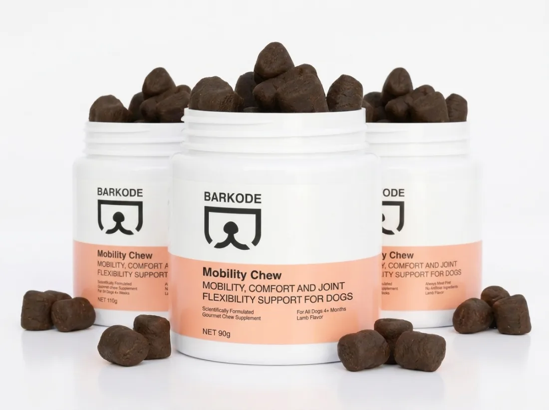 Trei borcane de Mobility Chew